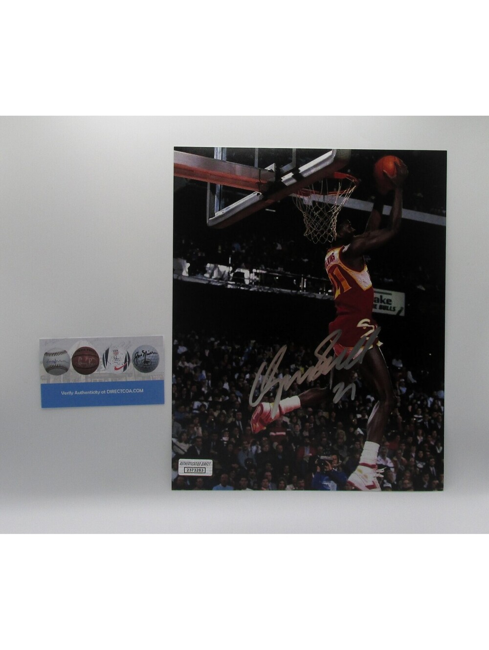 Dominique Wilkins Signed 8x10 Photo With COA (2373283)